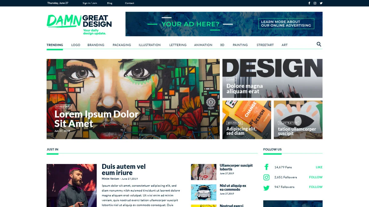 Designing Brand Website Design