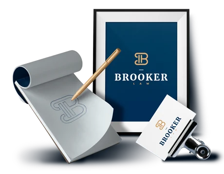 Brooker Law Firm Logo Design by Designbro