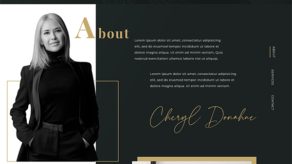 Cheryl Website Design
