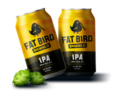 Maatwerk Bier Logo Ontwerp - Fatbird Brewery
