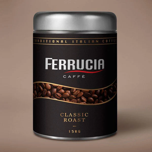 Ferrucia Italian Coffee Packaging Design