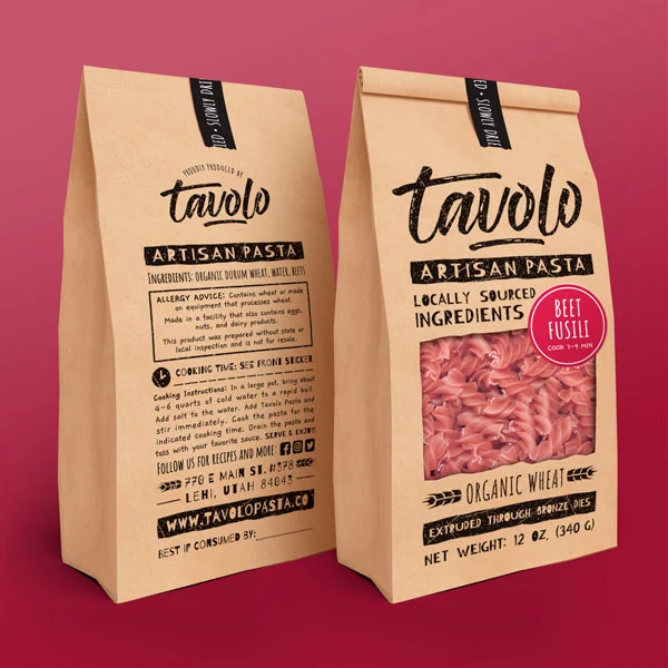 Tavolo Pasta Product Packaging Design
